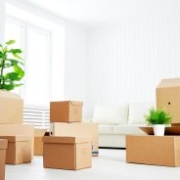 Photo of boxes for moving in Greensboro NC