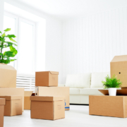 Photo of boxes for moving in Greensboro NC