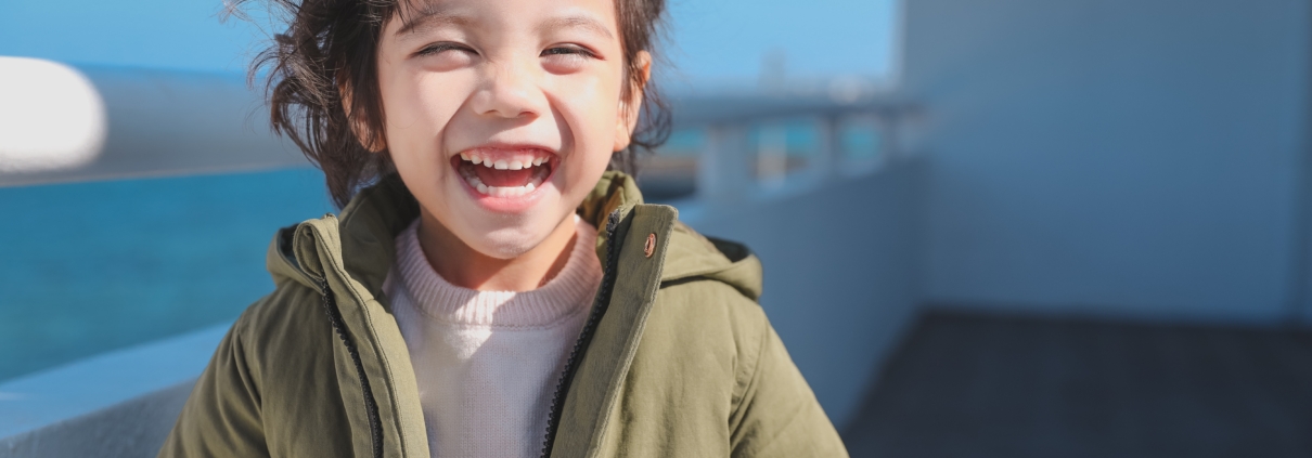 kid smiling